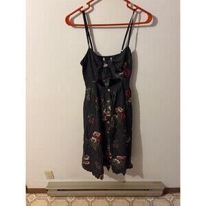 Mimi Chica Floral Button Front Dress Size Small